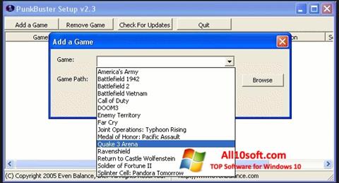 Screenshot PunkBuster Windows 10