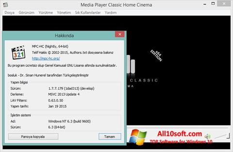 Screenshot K-Lite Codec Pack Windows 10