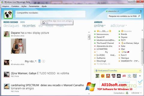 Screenshot Windows Live Messenger Windows 10
