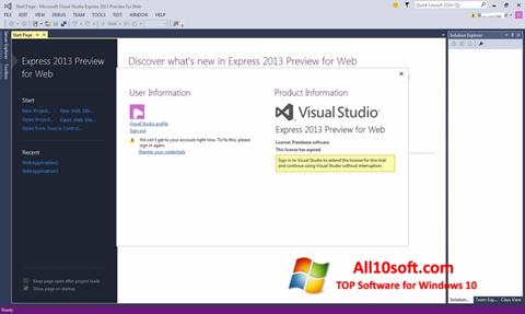 Microsoft Visual Studio for windows instal free