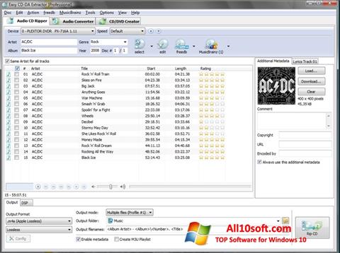 Screenshot Easy CD-DA Extractor Windows 10
