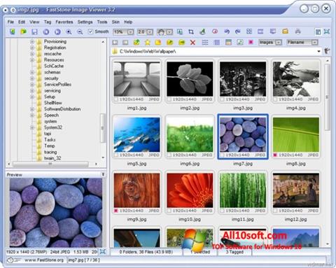Screenshot FastStone Image Viewer Windows 10