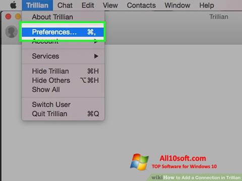 Screenshot Trillian Windows 10