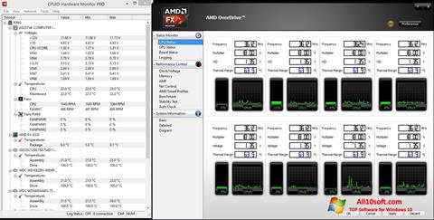 Screenshot AMD Overdrive Windows 10