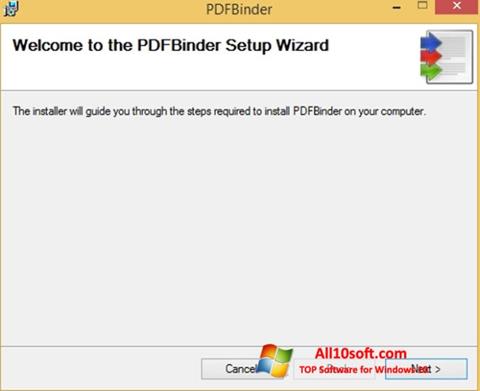 Screenshot PDFBinder Windows 10