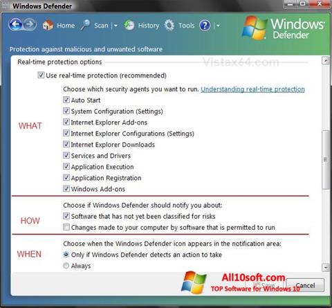 Screenshot Windows Defender Windows 10