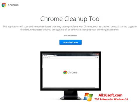 Screenshot Chrome Cleanup Tool Windows 10