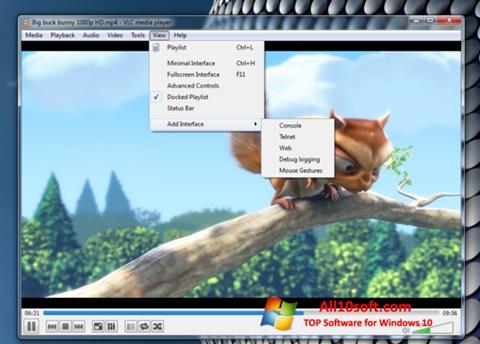 Screenshot VLC Media Player Windows 10