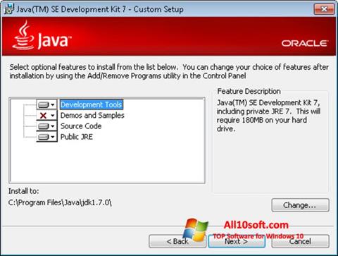 Screenshot Java Development Kit Windows 10