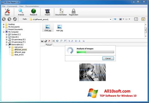 Screenshot RS File Recovery Windows 10