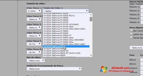 Screenshot Power Supply Calculator Windows 10
