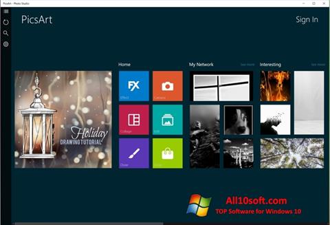 Screenshot PicsArt Windows 10