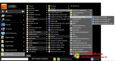 Screenshot Start Menu X Windows 10