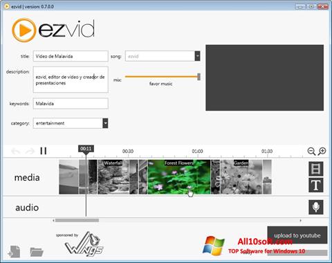 Screenshot Ezvid Windows 10