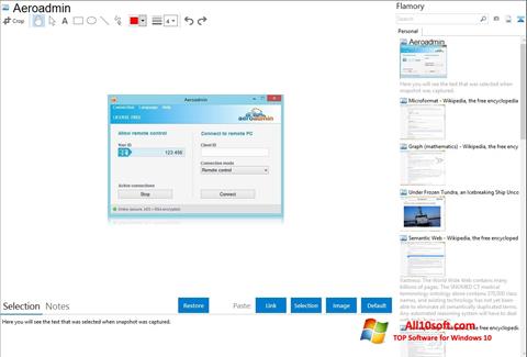 Screenshot AeroAdmin Windows 10
