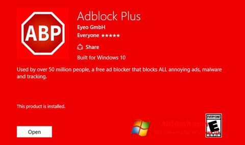 Screenshot Adblock Plus Windows 10